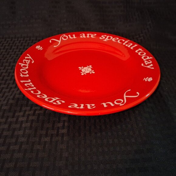 The Original Red Plate Company You Are Special Today 1979 Made in Germany - Picture 4 of 7
